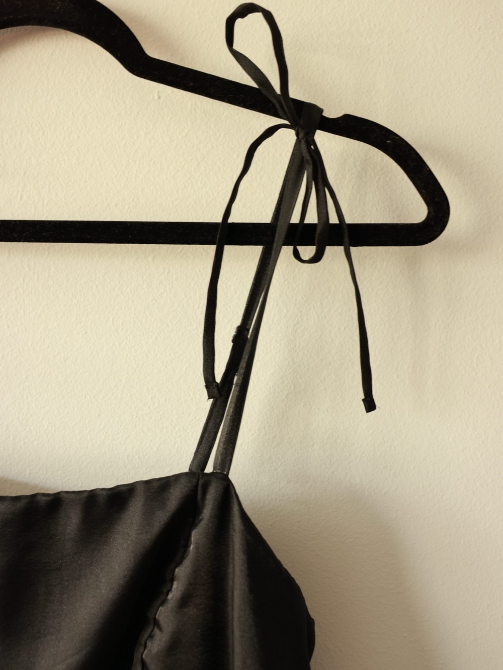 wild fable Black Sheer Tiered Midi Dress with Tie Straps and Ruffle Hem - Picture 3 of 13